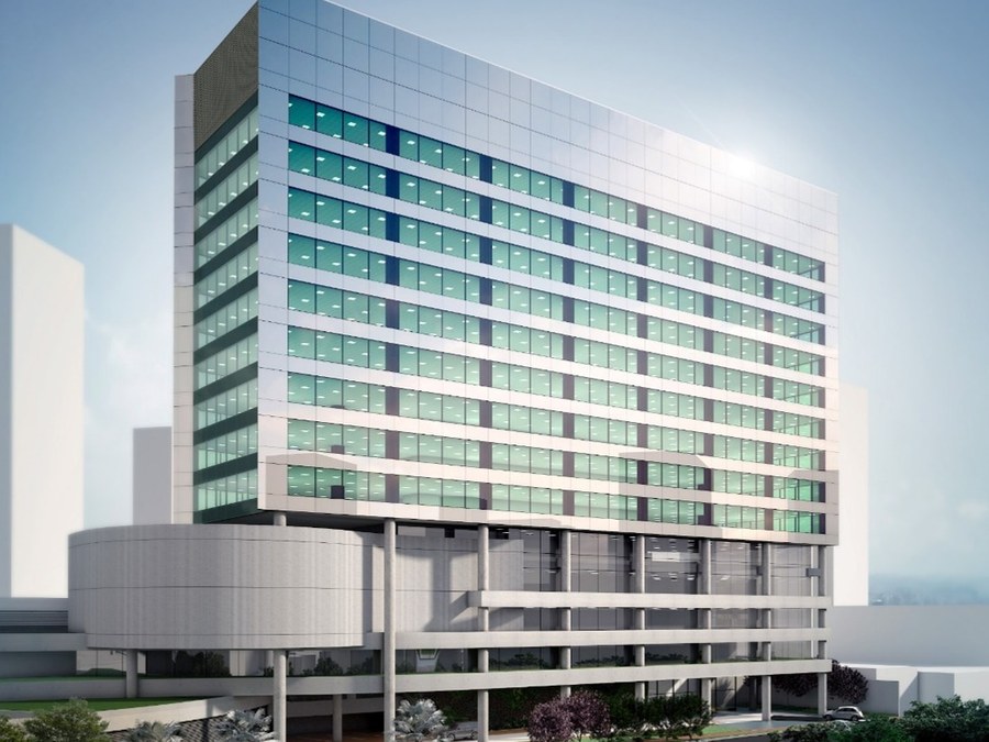 Itaú Torre Jabaquara – detalhe da fachada